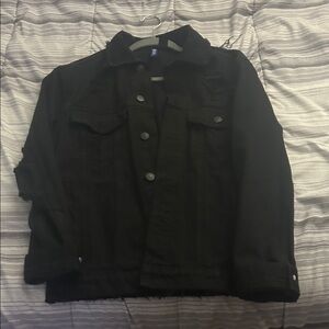 H&M Classic Black Jean Jacket
